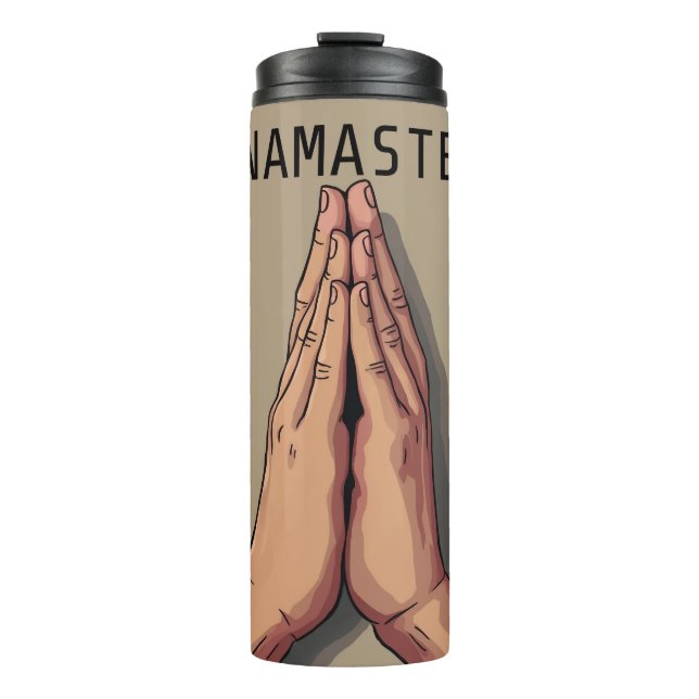 Tumbler/ausgeübte Yoga-Tumbler Thermosbecher (Vorderseite)