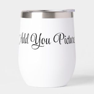 Tumbler de voyage pour vin avec photo personnalisé
