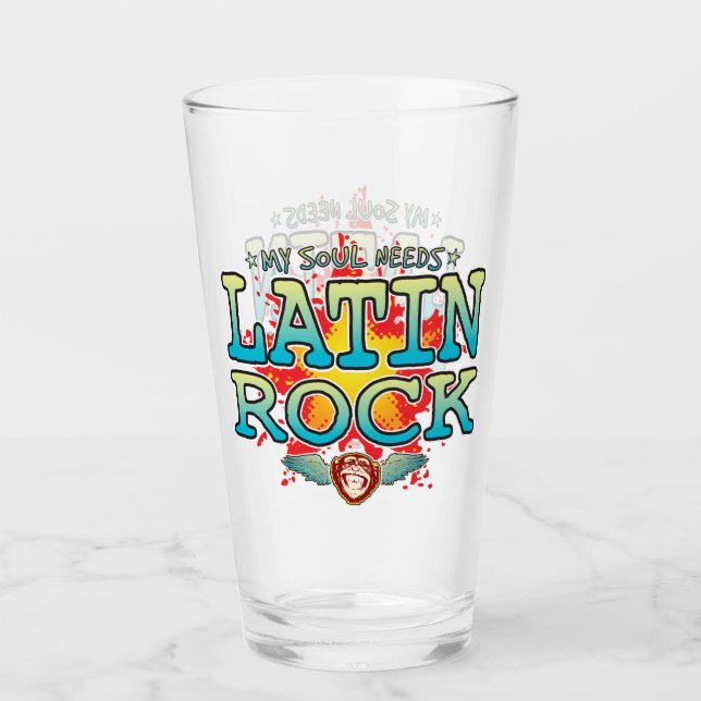 Tumbler en verre d'âme de roche latine (Devant)