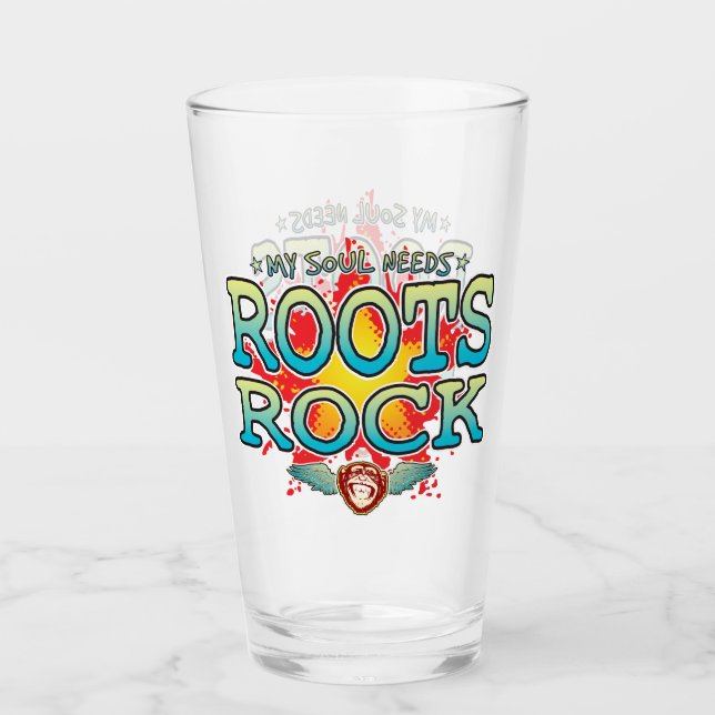 Tumbler en verre d'âme Roche (Devant)