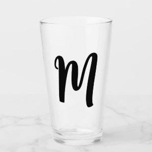TUMBLER EN VERRE MONOGRAMME