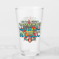 Tumbler en verre Soul de musique country