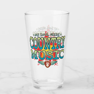 Tumbler en verre Soul de musique country