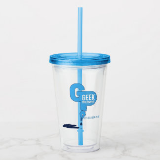 Tumbler für Geek-Philosophie Acryltrinkbecher