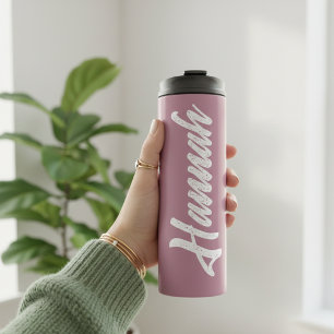 Tumbler mit individuellem Namen für Hochzeitsgesel Thermosbecher