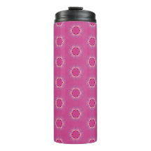 Tumbler mit Pink Pyrite-Musterdesign