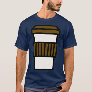 Tumbler Nehmen Sie den Takeout Tasse Cup Kaffee C T-Shirt