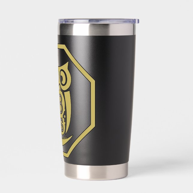 Tumbler Old Gold Wappen Thermobecher (Links)