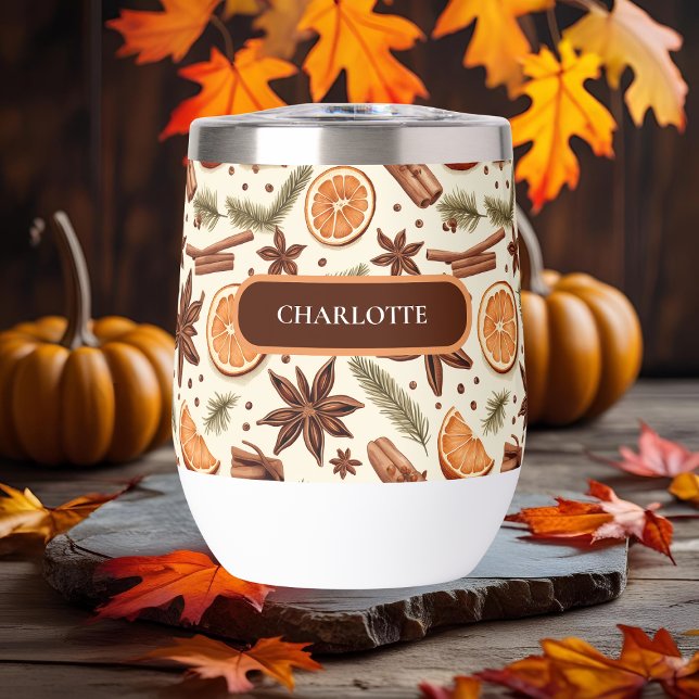 Tumbler Personnalisé aux Épices Cosy (Créateur téléchargé)