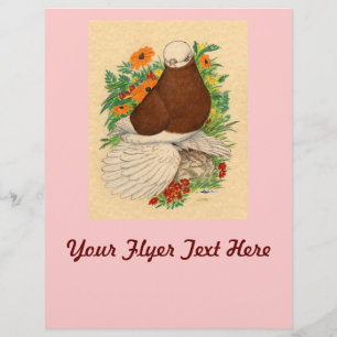 Tumbler Pigeon Red Bald Muffed Flyer
