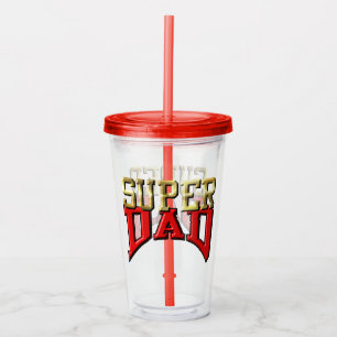 Tumbler - "SUPER VATER" Acryltrinkbecher