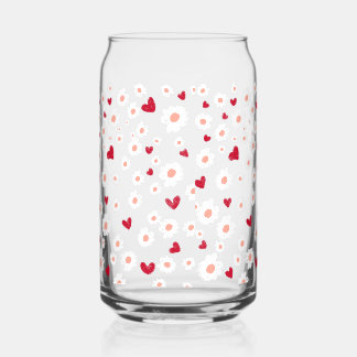 Tumblers daisy und Herz Dosenglas