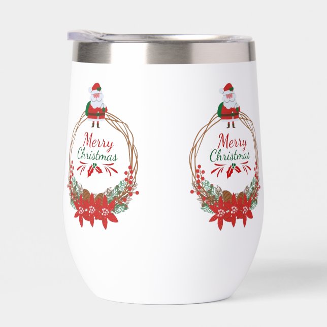 Tumblers de Noël et verre (Droite)
