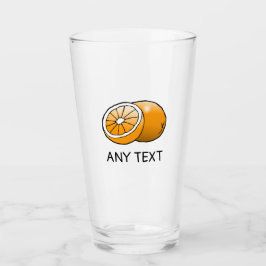 Tumblers en verre orange