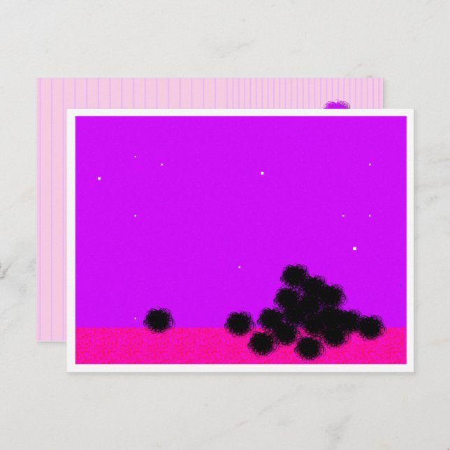 Tumblewede Postkartenvorlage Postkarte (Vorne/Hinten)