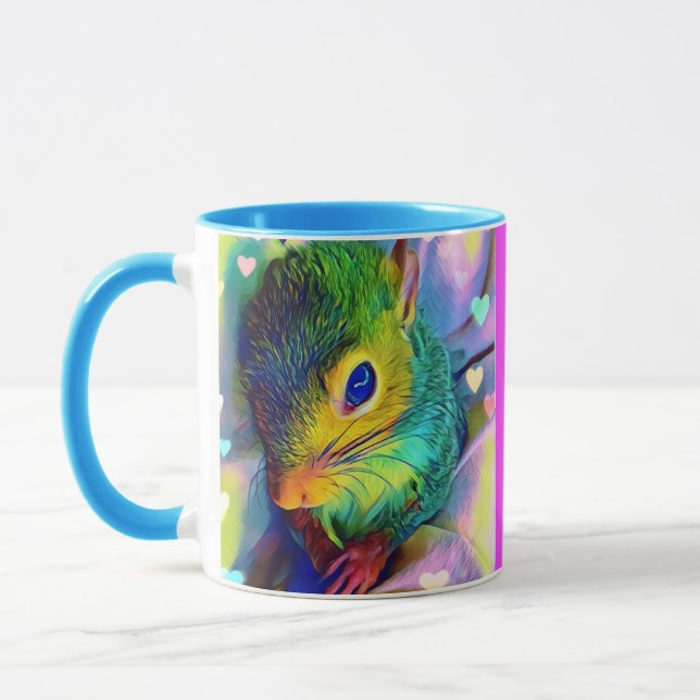 Tumbleweed umgeben durch Liebe-Tasse Tasse (Links)