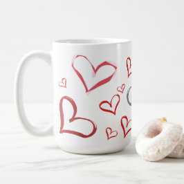 Tumbling Hearts Kaffeetasse