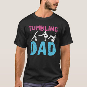 Tumbling Vater Funny Gymnastik Daddy Gymnast Vater T-Shirt