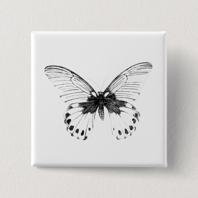 Tumblr Kunst-Quadrat-Knopf Button (Vorderseite)