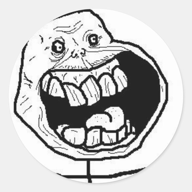 Tumblr Meme Sticker (Vorderseite)