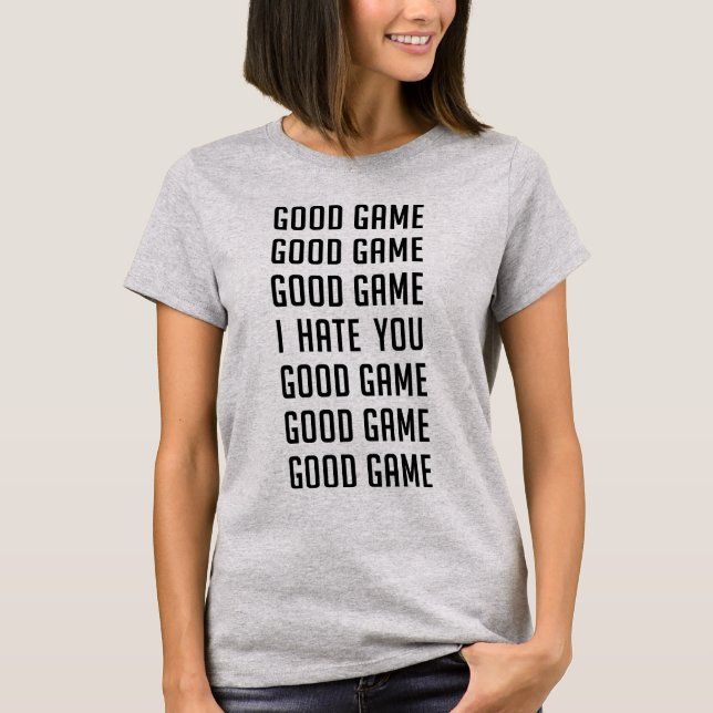 Tumblr T - Shirt Game Ich hasse dich (Vorderseite)