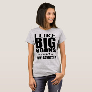 Tumblr T-Shirt I Like Big Books et Connot Lie