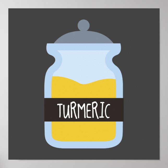 Tumeric yellow spice poster (Vorne)