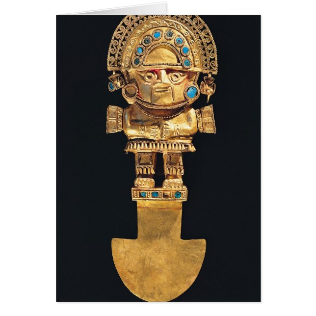 Tumi oder zeremonielles Messer in Form (Vorne)