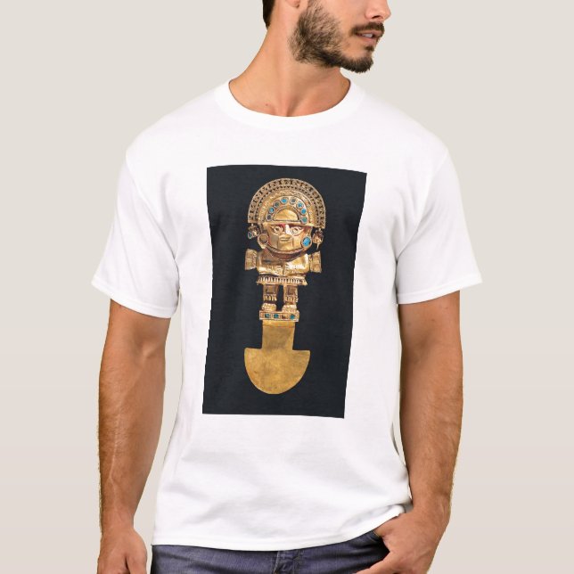 Tumi oder zeremonielles Messer in Form T-Shirt (Vorderseite)
