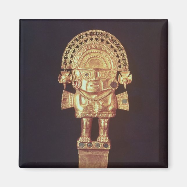 Tumi oder zeremonielles Messer in Form von Naylamp Magnet (Vorne)