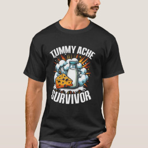 Tummy Ache Lactose Intoleranz Milchkäse Allergie T-Shirt