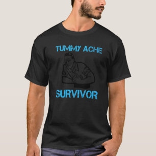 Tummy Ache Survivor Tees Bauchschmerzen IBS Männer