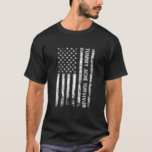 Tummy Ache Survivor Vintag Tummy Ache Überlebender T-Shirt