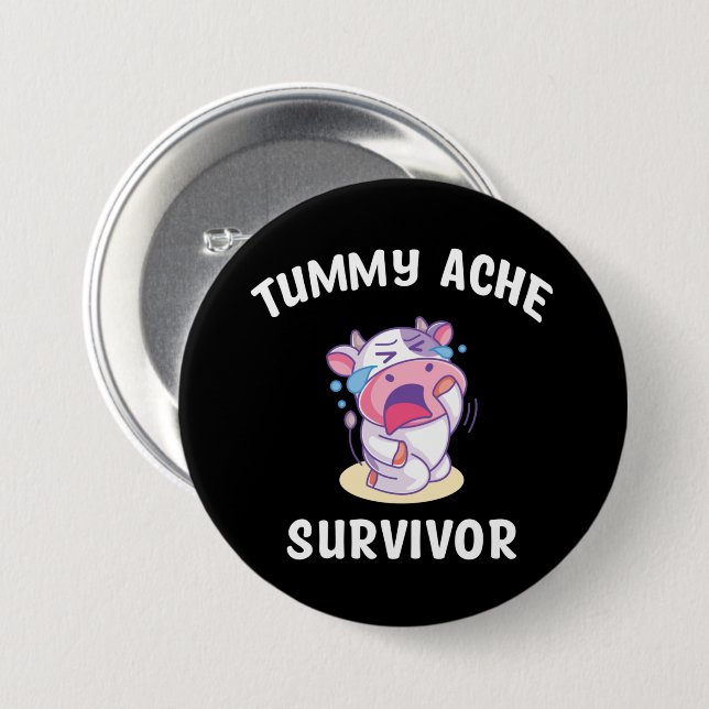 Tumorache Survivor Button (Vorne & Hinten)