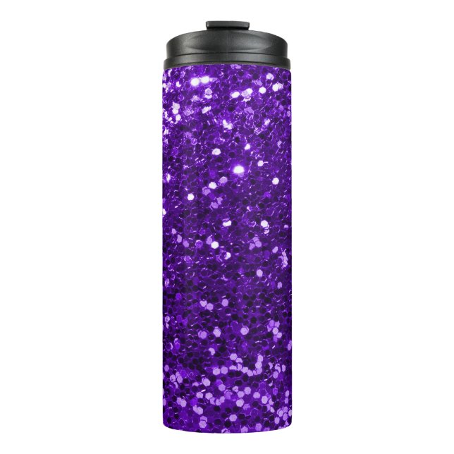 Tumoren des Lila Glitzer Thermosbecher (Vorderseite)
