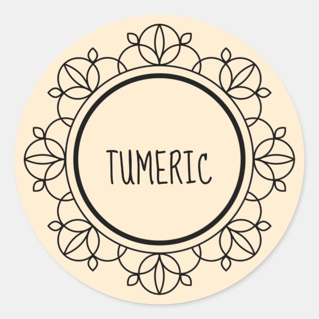 Tumorwürfeletiketten Runder Aufkleber (Vorderseite)