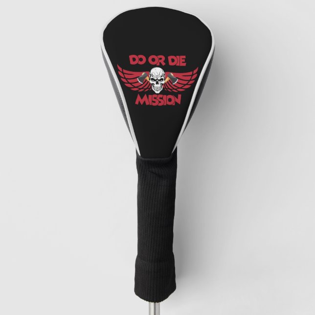 Tun oder Die Golf Headcover (Vorderseite)