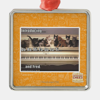 , Tun Re, MI, Fa so La, Ti, Fred Silbernes Ornament
