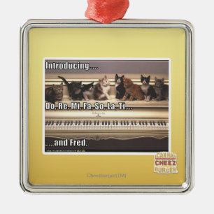 , Tun Re, MI, Fa so La, Ti, Fred Silbernes Ornament