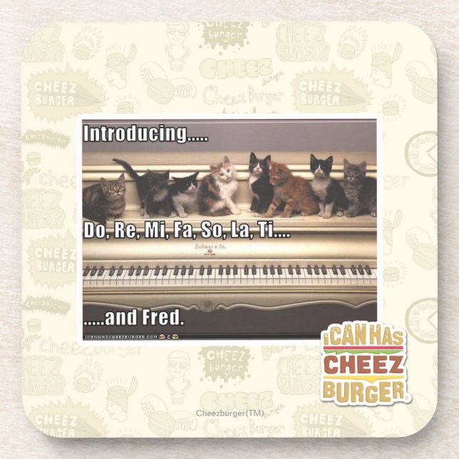 , Tun Re, MI, Fa so La, Ti, Fred Untersetzer (Vorderseite)