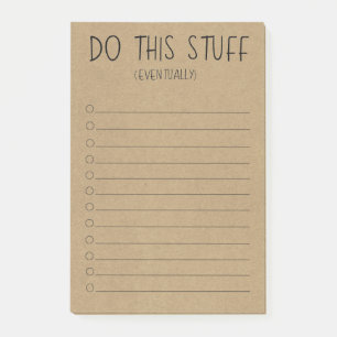 Tun Sie das irgendwann Post-it Klebezettel