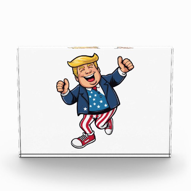 Tun Sie das Trump-Foto Fotoblock (Vorderseite)