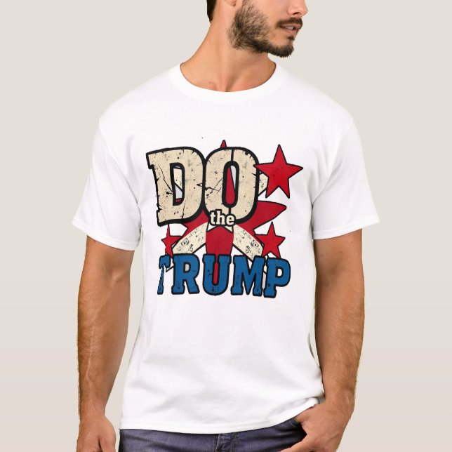 Tun Sie den grundlegenden T - Shirt der Trump Men (Vorderseite)