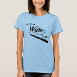 Tun Sie die schreibensache T-Shirt