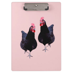 Tun Sie die schwarzen Hühner? Klemmbrett