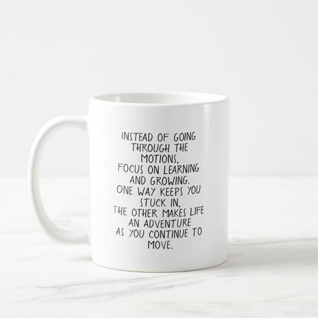 TUN SIE DIESE STATT-Tasse Kaffeetasse (Links)