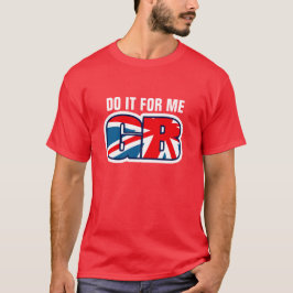 TUN Sie ES FÜR MICH GB-Gewerkschafts-Jack-T - T-Shirt