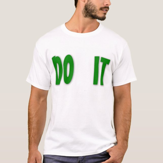 Tun Sie es… Im Holz! T-Shirt (Vorderseite)