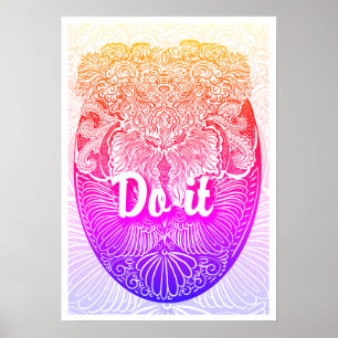 Tun Sie es - Positives Zitat Poster
