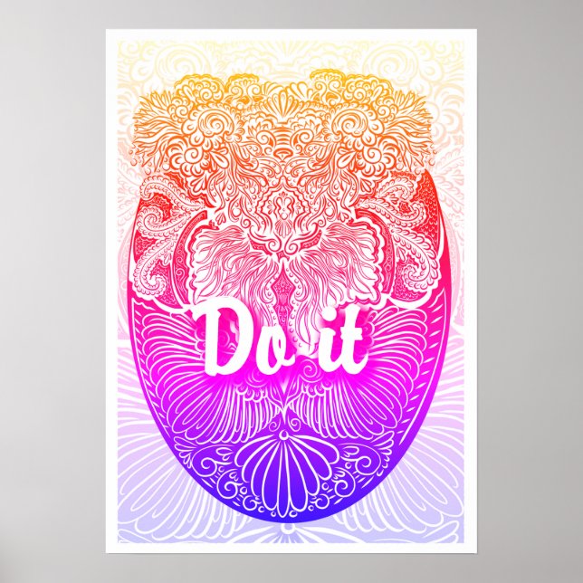 Tun Sie es - Positives Zitat Poster (Vorne)
